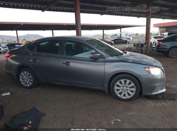 3N1AB7AP1GY279058 2016 NISSAN SENTRA Gray Вид задньої частини салону
