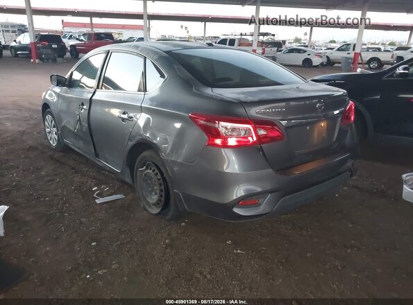 3N1AB7AP1GY279058 2016 NISSAN SENTRA Gray Задня ліва чверть