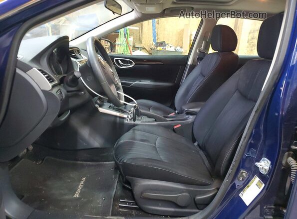 3N1AB7AP1GY319056 2016 NISSAN SENTRA Синий Вид салона спереди