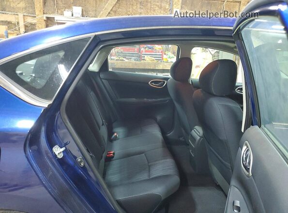 3N1AB7AP1GY319056 2016 NISSAN SENTRA Синий Вид задних сидений