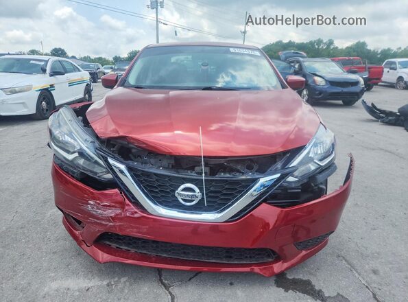 3N1AB7AP1GY328520 2016 NISSAN SENTRA Red Вид спереду