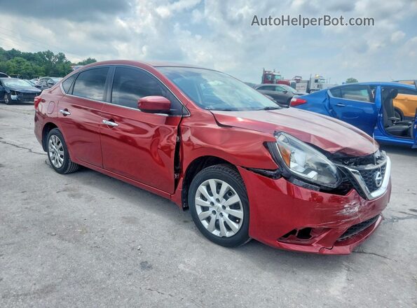 3N1AB7AP1GY328520 2016 NISSAN SENTRA Red Передня права чверть