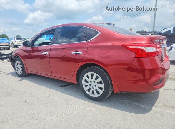 3N1AB7AP1GY328520 2016 NISSAN SENTRA Red Задня ліва чверть
