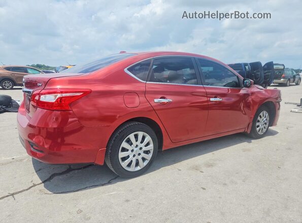 3N1AB7AP1GY328520 2016 NISSAN SENTRA Red Задня права чверть