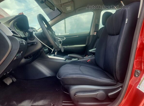 3N1AB7AP1GY328520 2016 NISSAN SENTRA Red Вид салону спереду