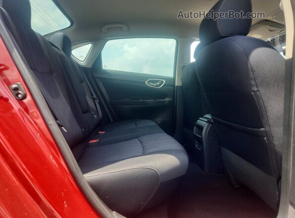 3N1AB7AP1GY328520 2016 NISSAN SENTRA Red Вид задніх сидінь
