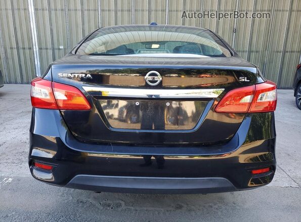 3N1AB7AP1GY334513 2016 NISSAN SENTRA Черный Вид сзади