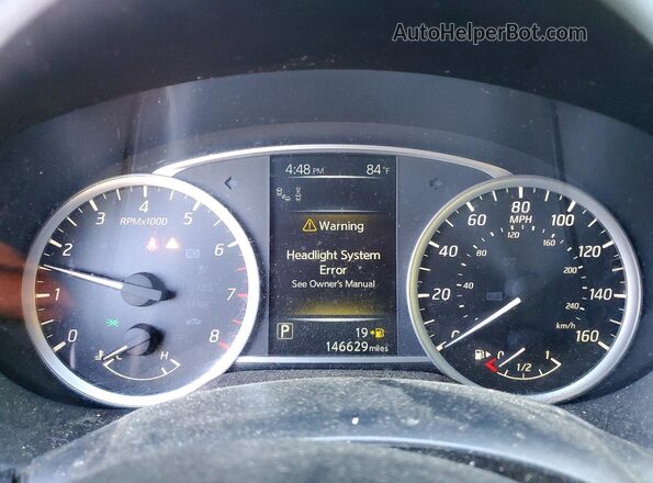 3N1AB7AP1GY334513 2016 NISSAN SENTRA Черный Вид щитка приборов