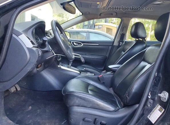 3N1AB7AP1GY334513 2016 NISSAN SENTRA Черный Вид салона спереди