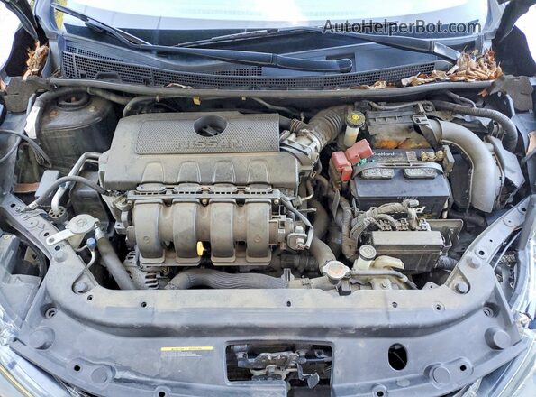 3N1AB7AP1GY334513 2016 NISSAN SENTRA Черный Вид задней части салона