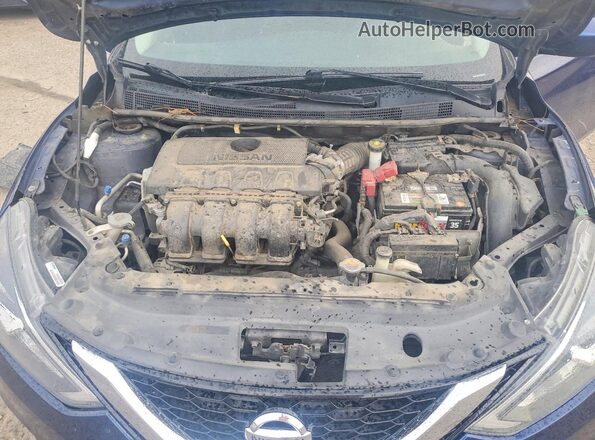 3N1AB7AP1GY335211 2016 NISSAN SENTRA Blue Սալոնի հետևի տեսք