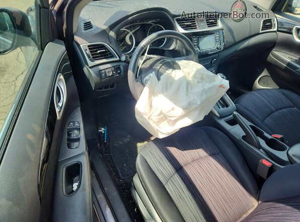 3N1AB7AP1HL639993 2017 NISSAN SENTRA Серый Вид панели приборов
