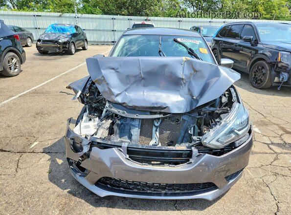 3N1AB7AP1HL639993 2017 NISSAN SENTRA Серый Вид спереди