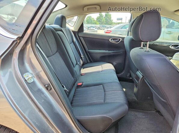 3N1AB7AP1HL639993 2017 NISSAN SENTRA Серый Вид задних сидений