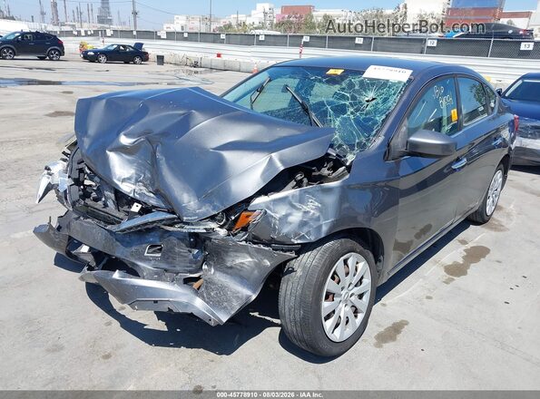 3N1AB7AP1HL654249 2017 NISSAN SENTRA Серый Вид спереди