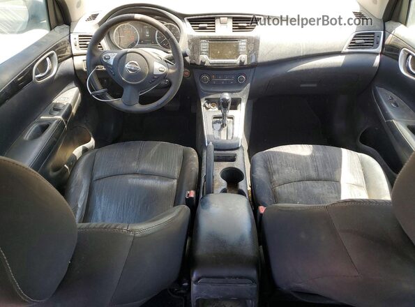 3N1AB7AP1HL661525 2017 NISSAN SENTRA Charcoal Dashboard view