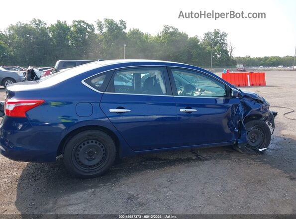 3N1AB7AP1HL678440 2017 NISSAN SENTRA Blue Vista del cuadro de instrumentos