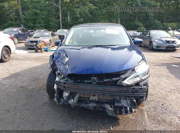3N1AB7AP1HL678440 2017 NISSAN SENTRA Blue Vista del salpicadero