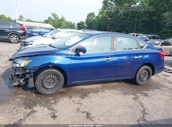 3N1AB7AP1HL678440 2017 NISSAN SENTRA Blue Vista interior trasera
