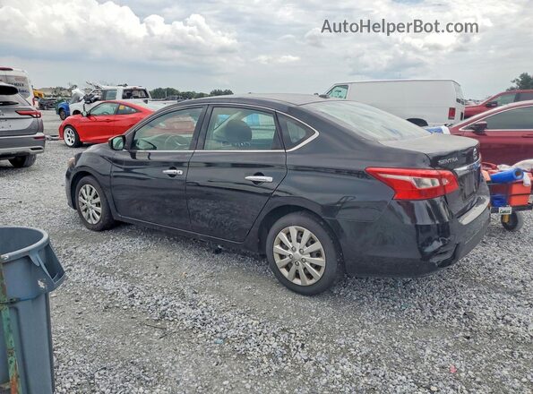 3N1AB7AP1HL685629 2017 NISSAN SENTRA Black Trasero izquierdo