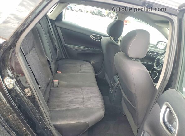 3N1AB7AP1HL685629 2017 NISSAN SENTRA Black Vista de los asientos traseros