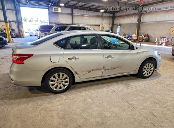 3N1AB7AP1HL706074 2017 NISSAN SENTRA Gray Trasero derecho