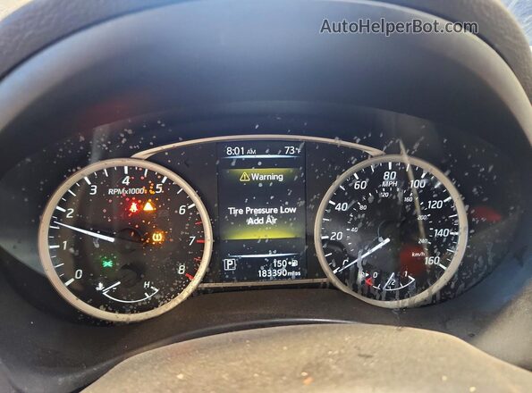 3N1AB7AP1HL706074 2017 NISSAN SENTRA Gray Vista del cuadro de instrumentos