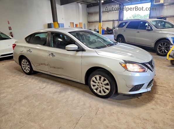 3N1AB7AP1HL706074 2017 NISSAN SENTRA Gray Delantero derecho