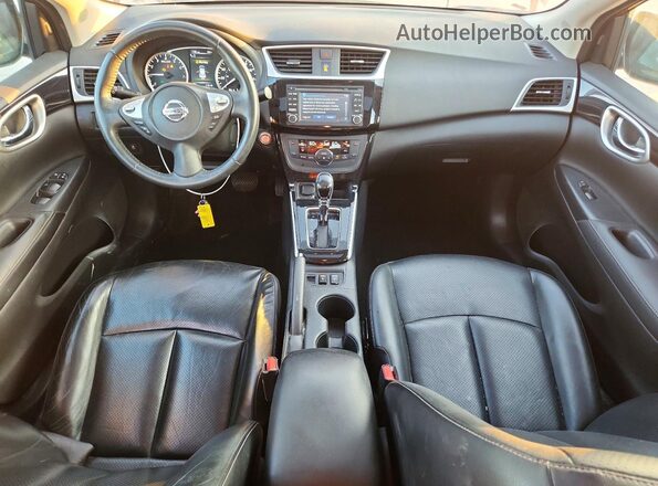 3N1AB7AP1HY229195 2017 NISSAN SENTRA Red Вид панелі приладів