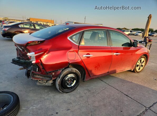3N1AB7AP1HY229195 2017 NISSAN SENTRA Red Задня права чверть