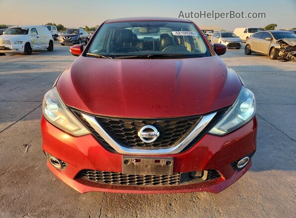 3N1AB7AP1HY229195 2017 NISSAN SENTRA Red Вид спереду