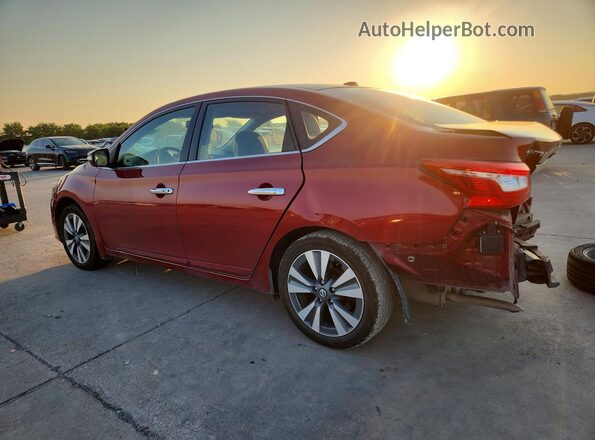 3N1AB7AP1HY229195 2017 NISSAN SENTRA Red Задня ліва чверть