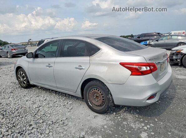 3N1AB7AP1HY255053 2017 NISSAN SENTRA Silver Tył lewy
