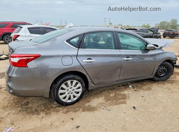 3N1AB7AP1HY280812 2017 NISSAN SENTRA Серый Задняя правая четверть
