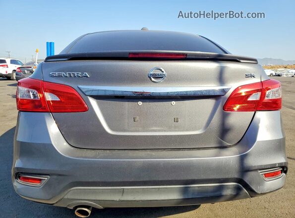 3N1AB7AP1HY308673 2017 NISSAN SENTRA Gray უკანა ხედი