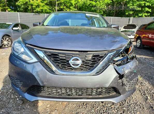 3N1AB7AP1HY322525 2017 NISSAN SENTRA Gray Front view