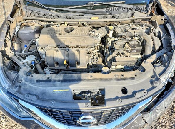 3N1AB7AP1HY322525 2017 NISSAN SENTRA Gray Rear interior view