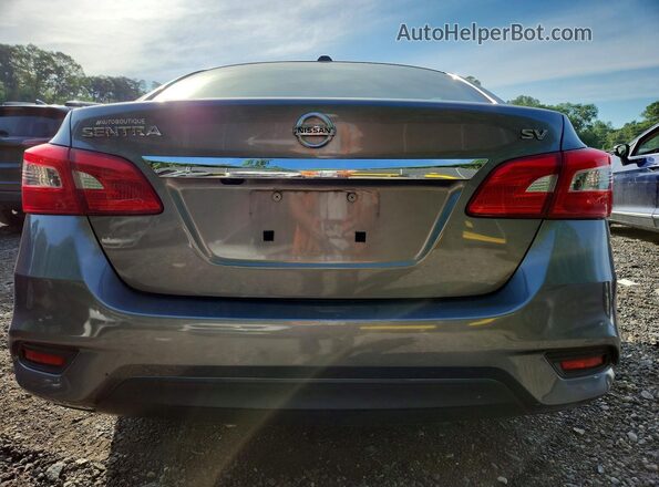 3N1AB7AP1HY322525 2017 NISSAN SENTRA Gray Rear view