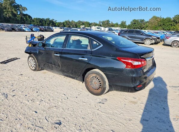 3N1AB7AP1HY357937 2017 NISSAN SENTRA Black Tył lewy