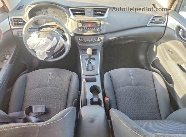 3N1AB7AP1HY357937 2017 NISSAN SENTRA Black Widok deski rozdzielczej