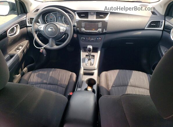 3N1AB7AP1HY365245 2017 NISSAN SENTRA White Widok deski rozdzielczej