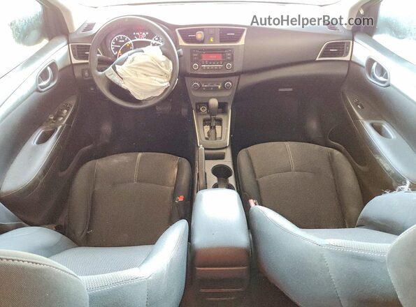 3N1AB7AP1HY390954 2017 NISSAN SENTRA Серебряный Вид панели приборов