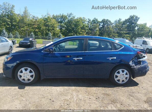 3N1AB7AP1HY397516 2017 NISSAN SENTRA Синий Панорамный вид салона 360°