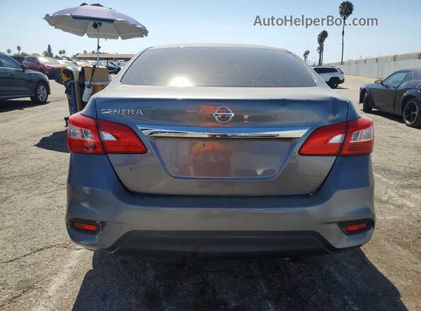 3N1AB7AP1HY398293 2017 NISSAN SENTRA Серый Вид сзади