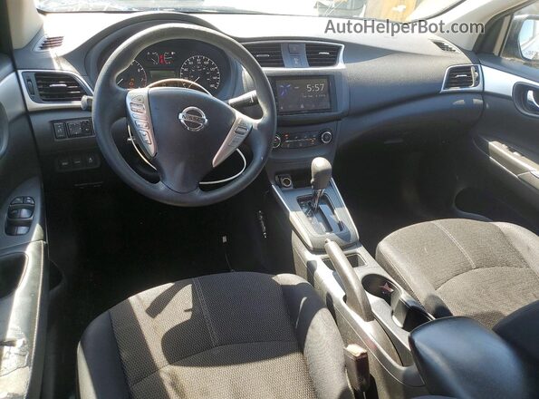 3N1AB7AP1HY398293 2017 NISSAN SENTRA Серый Вид панели приборов