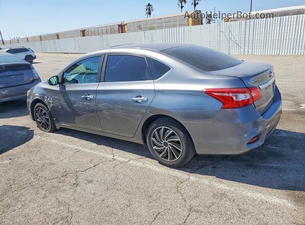 3N1AB7AP1HY398293 2017 NISSAN SENTRA Серый Задняя левая четверть