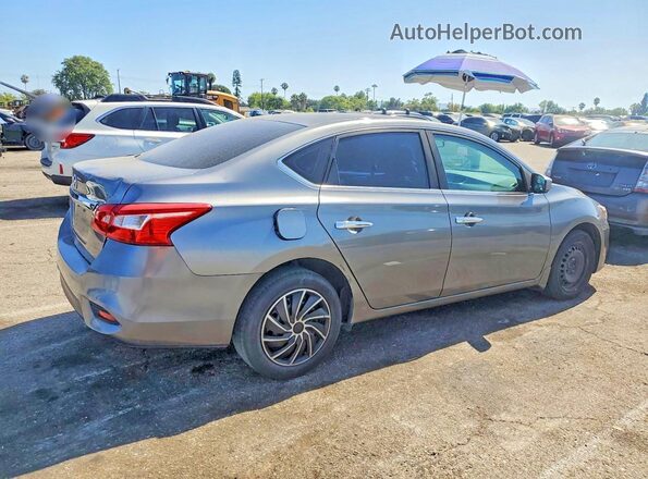 3N1AB7AP1HY398293 2017 NISSAN SENTRA Серый Задняя правая четверть