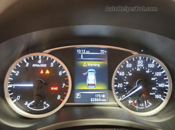 3N1AB7AP1JL621953 2018 NISSAN SENTRA Красный Вид щитка приборов