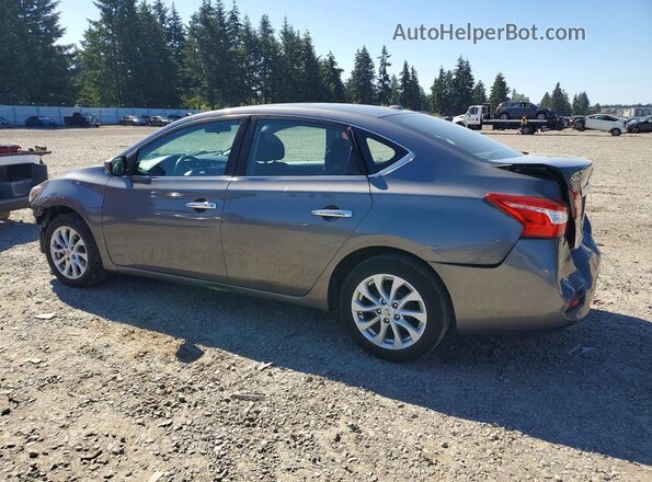 3N1AB7AP1JL656119 2018 NISSAN SENTRA Серый Задняя левая четверть