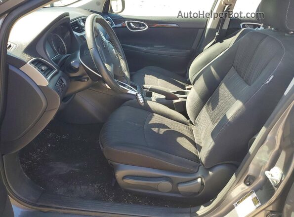 3N1AB7AP1JL656119 2018 NISSAN SENTRA Серый Вид салона спереди